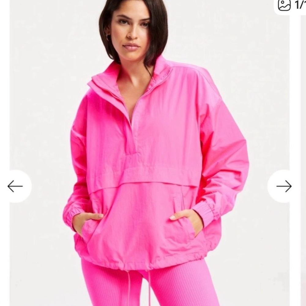 Women's Pink Windbreaker Jacket